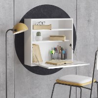 Masa de birou Hanah Home Optimum White