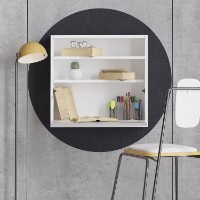 Masa de birou Hanah Home Optimum White imaginea #2 — magazin online Desire.md