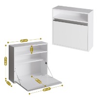 Masa de birou Hanah Home Optimum White imaginea #5 — magazin online Desire.md