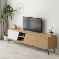 Comodă TV Hanah Home Fiona Oak White imaginea #2 — magazin online Desire.md