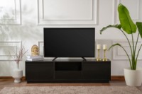 Comodă TV Hanah Home Vanguard Wood Black imaginea #2 — magazin online Desire.md
