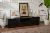 Comodă TV Hanah Home Vanguard Wood Black imaginea #4 — magazin online Desire.md