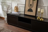 Comodă TV Hanah Home Vanguard Wood Black imaginea #5 — magazin online Desire.md
