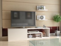 Comodă TV Hanah Home Zeplin White