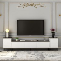 Comodă TV Hanah Home Imaj White Marble
