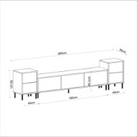 Comodă TV Hanah Home Imaj White Marble imaginea #10 — magazin online Desire.md