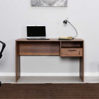 Masa de birou Hanah Home Cms-510-Oo-1 Walnut imaginea #5 — magazin online Desire.md