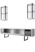 Comodă TV Hanah Home Chrome Line White Black imaginea #8 — magazin online Desire.md
