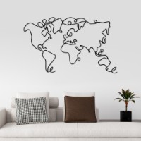 Panou decorativ Wallity World Map imaginea #2 — magazin online Desire.md