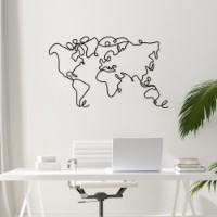 Panou decorativ Wallity World Map imaginea #3 — magazin online Desire.md