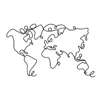 Panou decorativ Wallity World Map imaginea #4 — magazin online Desire.md