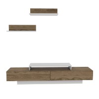 Comodă TV Hanah Home Lusi White Oud Oak imaginea #5 — magazin online Desire.md