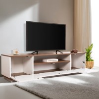 Comodă TV Hanah Home Veramont White Walnut imaginea #3 — magazin online Desire.md