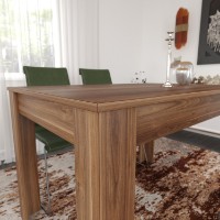 Обеденный стол Hanah Home Single 120 Walnut фото №3 — интернет-магазин Desire.md