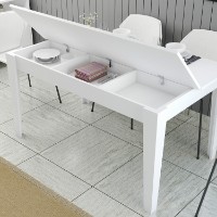 Обеденный стол Hanah Home Milan 519 White фото №4 — интернет-магазин Desire.md