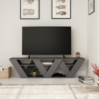 Comodă TV Hanah Home Ralla Anthracite
