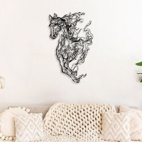 Декоративное панно Wallity Metal Horse Line Art (APT724)