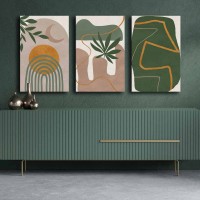 Tablou modular din 3 piese Wallity 3P4570GSC-005