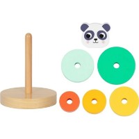 Cuburi Piramida Tooky Toy Panda Tower (HP002) imaginea #2 — magazin online Desire.md