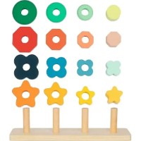 Piramida Tooky Toy Shape Tower (HP001) imaginea #3 — magazin online Desire.md