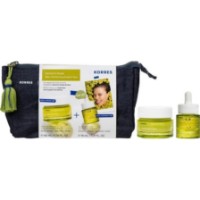 Подарочный набор Korres Santorini Grape Cream 40ml & Velvet Skin Drink 15ml
