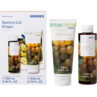 Подарочный набор Korres Santorini Grape Shower Gel 250ml & Body Milk 200ml