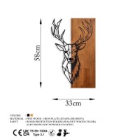 Panou decorativ Wallity Red Deer 1 imaginea #7 — magazin online Desire.md