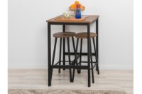 Scaun de bar Hanah Home Mola Barok Black imaginea #2 — magazin online Desire.md