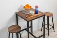 Scaun de bar Hanah Home Mola Barok Black imaginea #4 — magazin online Desire.md