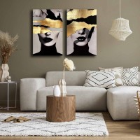 Tablou modular din 2 piese Wallity 2P4570GSC-019 imaginea #3 — magazin online Desire.md