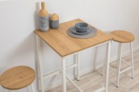 Scaun de bar Hanah Home Mora Karina White imaginea #4 — magazin online Desire.md