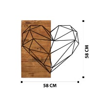 Panou decorativ Wallity Heart imaginea #7 — magazin online Desire.md