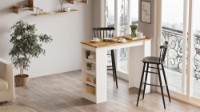 Masa de bar Hanah Home St1-Aw Atlantic Pine White imaginea #3 — magazin online Desire.md