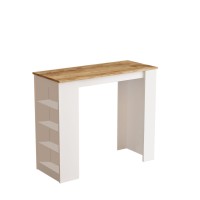 Masa de bar Hanah Home St1-Aw Atlantic Pine White imaginea #5 — magazin online Desire.md
