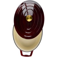 Cratiță Alpina Cast Iron Burgundy imaginea #2 — magazin online Desire.md