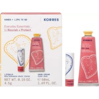 Подарочный набор Korres Winter Essentials Hand & Lip Care Set