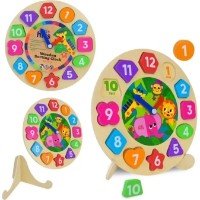 Materialul de numărare Kids Hits Wooden Sorting Clock Zoo Time (4897126753233) imaginea #5 — magazin online Desire.md