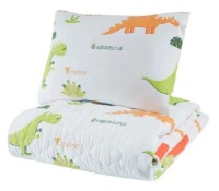 Lenjerie de pat Trendy Dinolar White (GTR008472) imaginea #2 — magazin online Desire.md