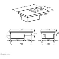 Plită incorporabilă cu inducție AEG CCE84543CB imaginea #5 — magazin online Desire.md
