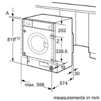 Maşina de spălat rufe încorporabilă Bosch WIW24342EU imaginea #5 — magazin online Desire.md