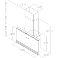 Hota Elica Super Plat BL/F/80 (PRF0164980) imaginea #5 — magazin online Desire.md