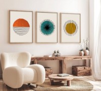 Set de 3 tablouri Wallity Huhu12 imaginea #2 — magazin online Desire.md