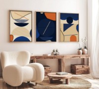 Set de 3 tablouri Wallity Huhu101 imaginea #2 — magazin online Desire.md