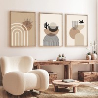 Set de 3 tablouri Wallity Huhu264 imaginea #2 — magazin online Desire.md
