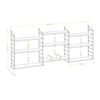 Etajeră Hanah Home Laba Oak imaginea #3 — magazin online Desire.md