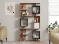 Etajeră Hanah Home Icardi Atlantic Pine Anthracite imaginea #2 — magazin online Desire.md