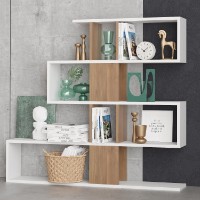 Etajeră Hanah Home Karlin White Walnut imaginea #3 — magazin online Desire.md