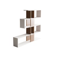 Etajeră Hanah Home Karlin White Walnut imaginea #4 — magazin online Desire.md