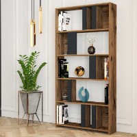 Etajeră Hanah Home Lima Walnut Anthracite imaginea #1 — magazin online Desire.md