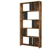 Etajeră Hanah Home Lima Walnut Anthracite imaginea #4 — magazin online Desire.md